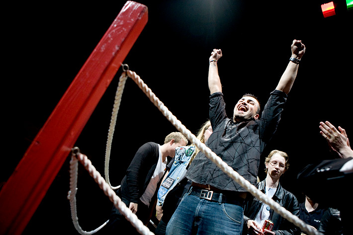 2008-05-07 - Debattboxning at Backa Teater, Göteborg