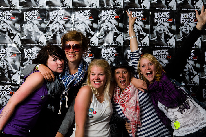 2008-06-28 - Rockfotostudion at Peace & Love, Borlänge