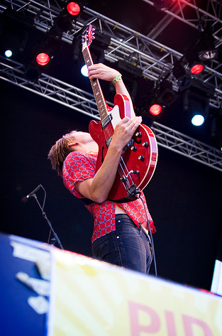 2008-08-01 - Markus Krunegård at Putte i Parken, Karlskoga