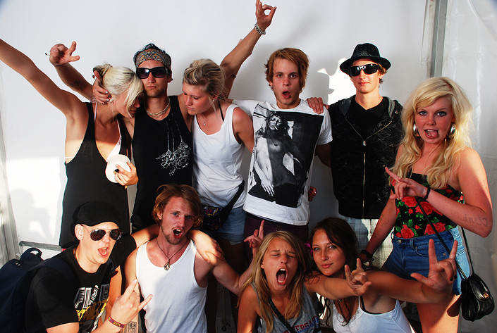 2009-06-26 - Rockfotostudion at Peace & Love, Borlänge