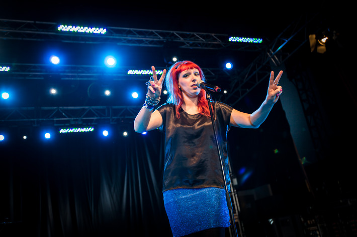 2012-06-28 - Oslipat, stand up at Peace & Love, Borlänge