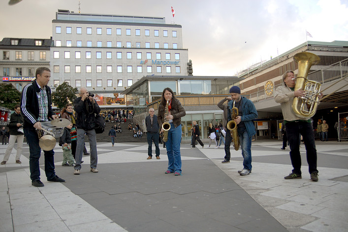 2012-10-05 - Frijazzparad från Kulturhuset, Stockholm